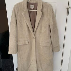 LOFT Women's Cream Coat